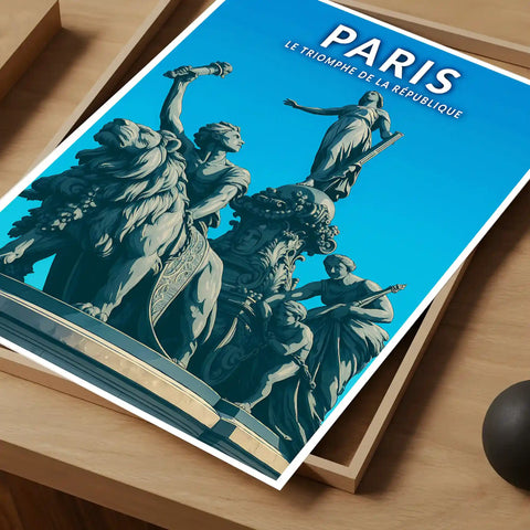 Affiche - Paris - Le Triomphe de la République