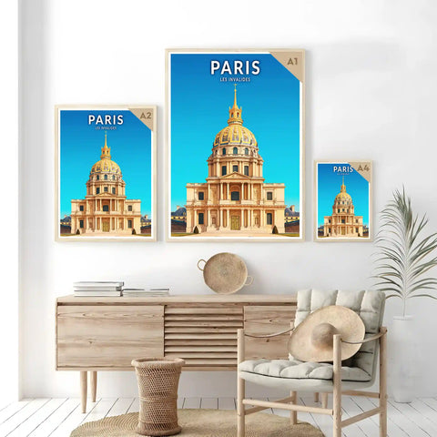 Affiche - Paris - Les Invalides