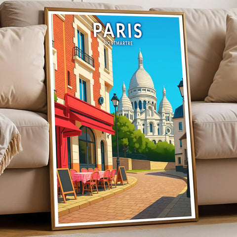 Affiche - Paris - Montmartre