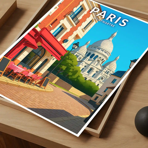 Affiche - Paris - Montmartre