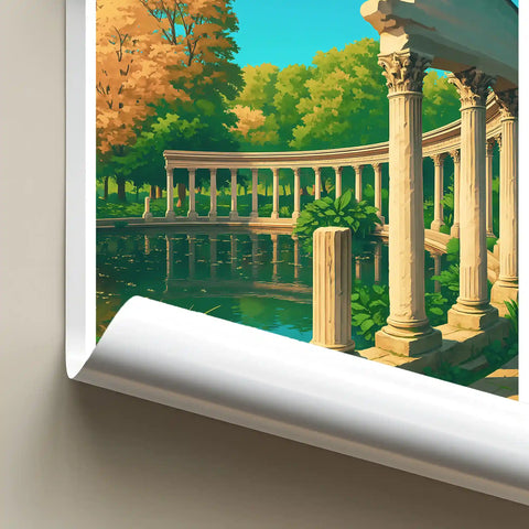 Affiche - Paris - Parc Monceaux
