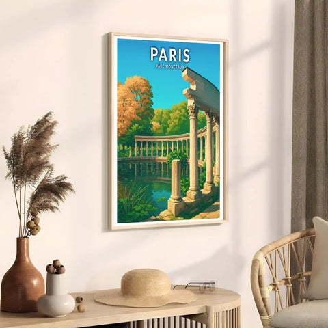 Affiche - Paris - Parc Monceaux