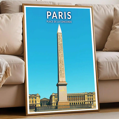 Affiche - Paris - Place de la Concorde