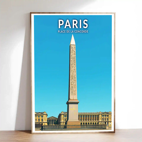 Affiche - Paris - Place de la Concorde