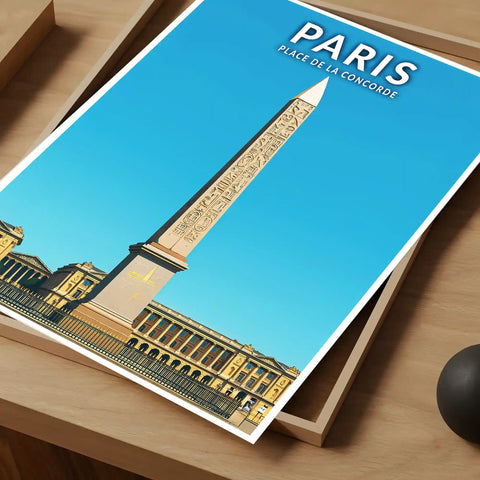Affiche - Paris - Place de la Concorde