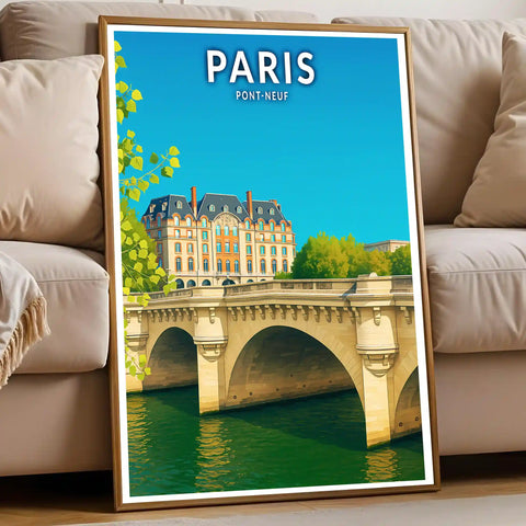 Affiche - Paris - Pont Neuf