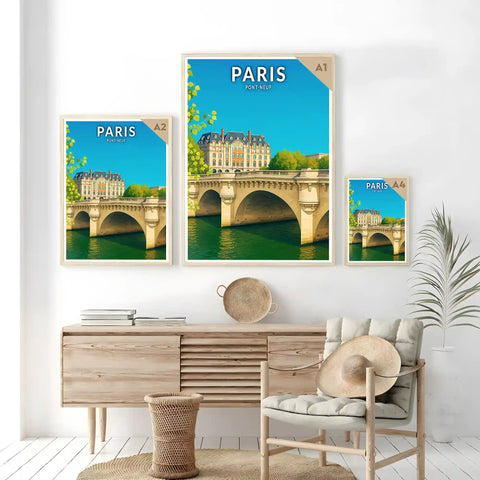 Affiche - Paris - Pont Neuf