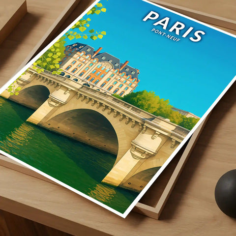 Affiche - Paris - Pont Neuf
