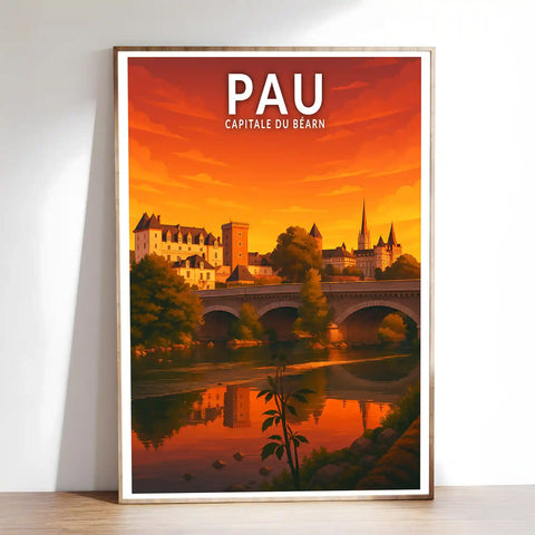 Affiche - Pau - Capitale du Béarn