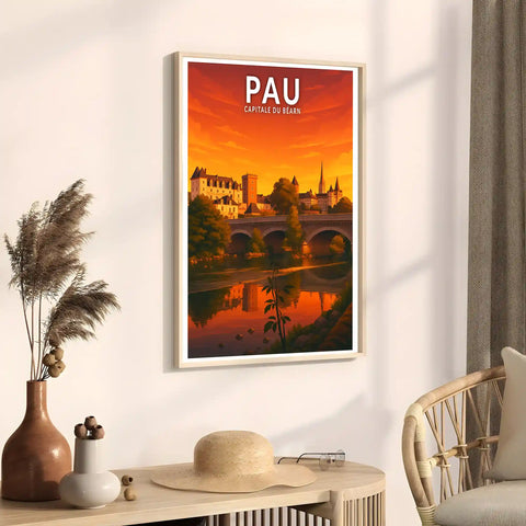 Affiche - Pau - Capitale du Béarn