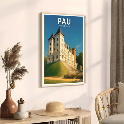 Affiche - Pau - Château d'Henri IV