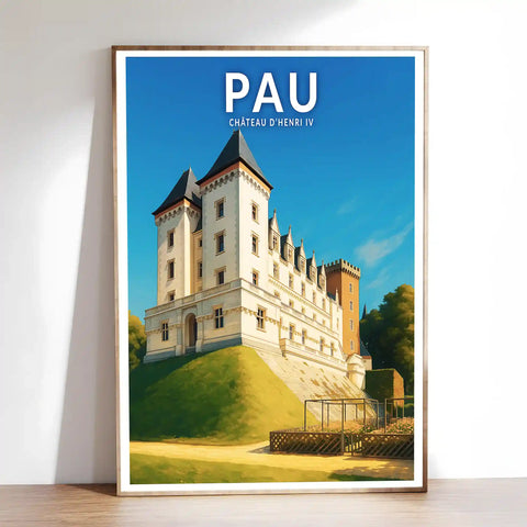 Affiche - Pau - Château d'Henri IV