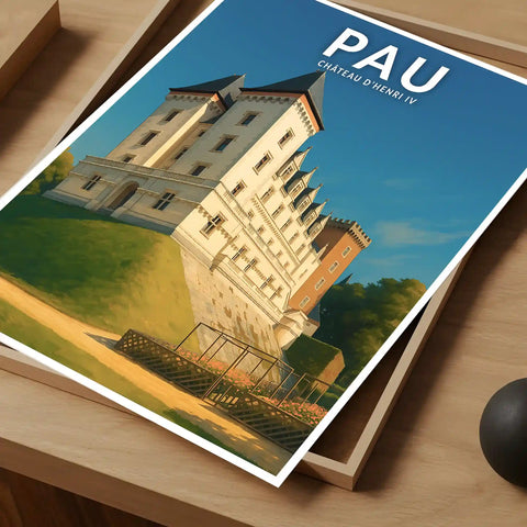 Affiche - Pau - Château d'Henri IV