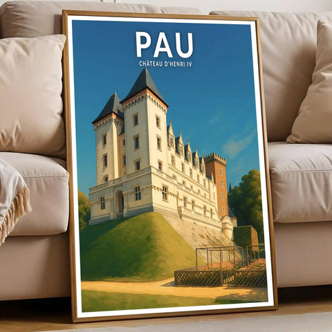 Affiche - Pau - Château d'Henri IV