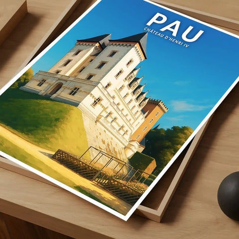 Affiche - Pau - Château d'Henri IV