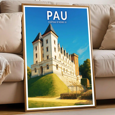 Affiche - Pau - Château d'Henri IV