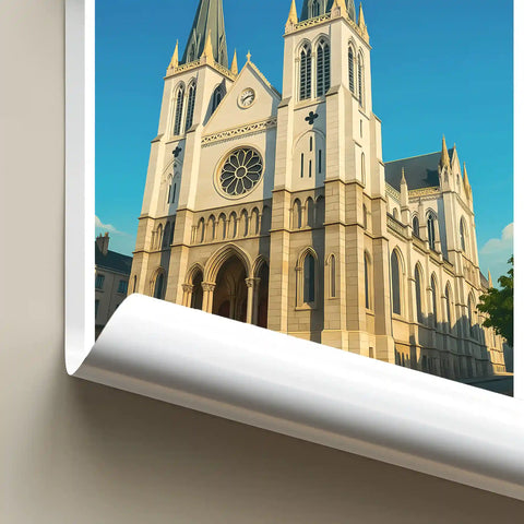 Affiche - Pau - Église Saint-Jacques