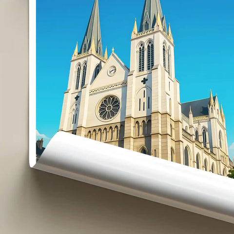 Affiche - Pau - Église Saint-Jacques