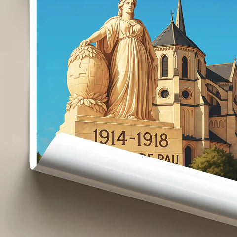 Affiche - Pau - Église Saint-Martin