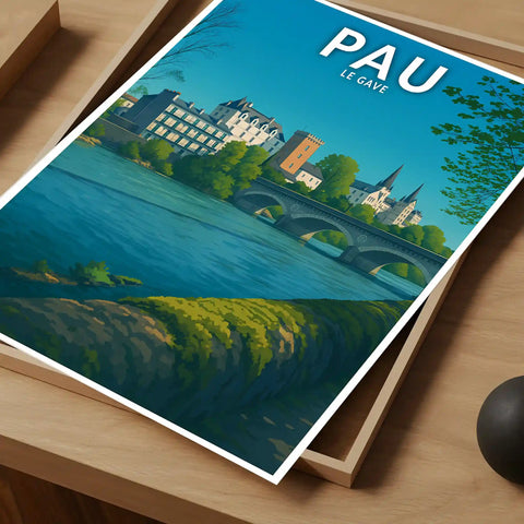 Affiche - Pau - Le Gave