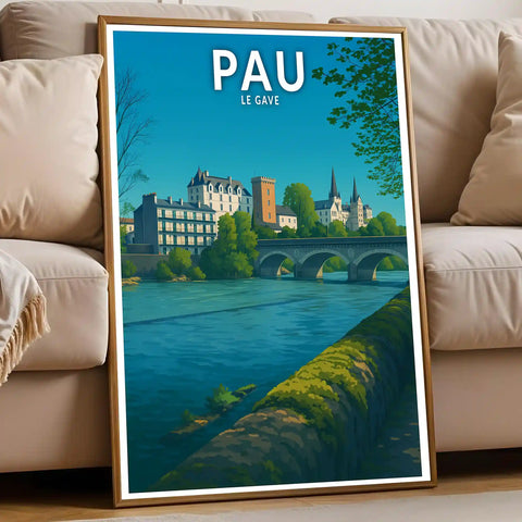 Affiche - Pau - Le Gave