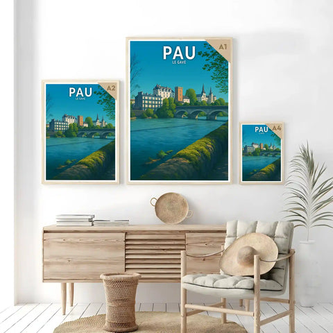 Affiche - Pau - Le Gave