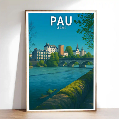 Affiche - Pau - Le Gave