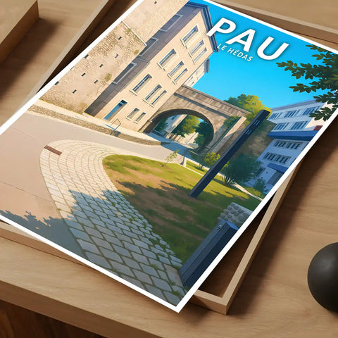 Affiche - Pau - Le Hédas