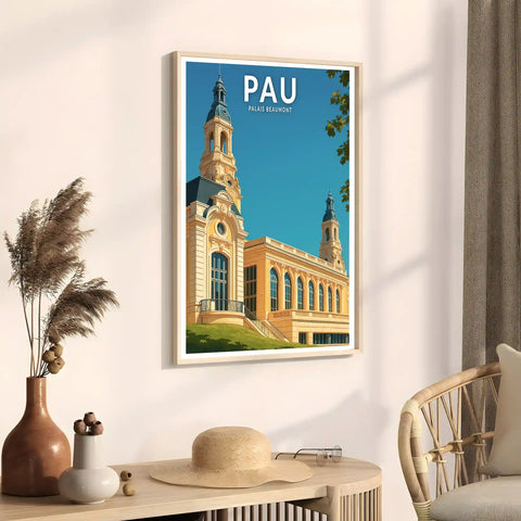 Affiche - Pau - Palais Beaumont
