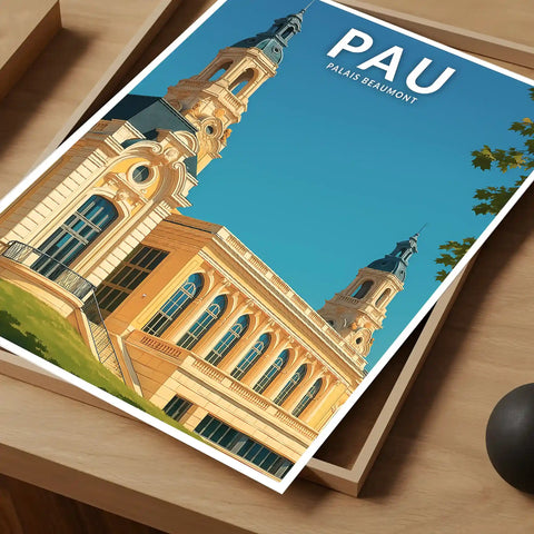 Affiche - Pau - Palais Beaumont