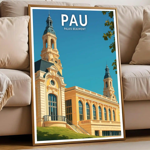 Affiche - Pau - Palais Beaumont