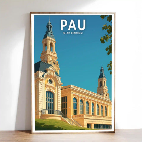 Affiche - Pau - Palais Beaumont