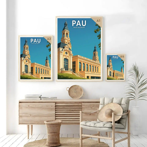 Affiche - Pau - Palais Beaumont