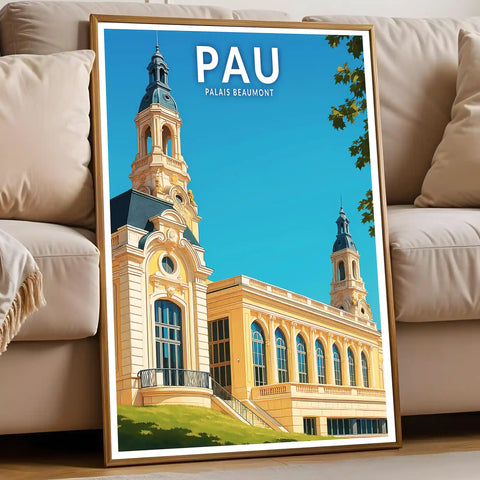 Affiche - Pau - Palais Beaumont