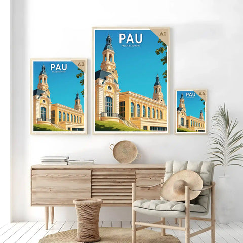 Affiche - Pau - Palais Beaumont