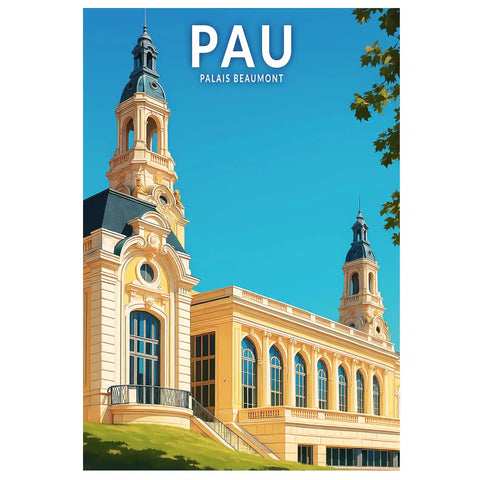 Affiche - Pau - Palais Beaumont