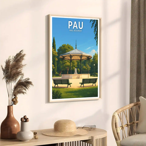 Affiche - Pau - Parc Beaumont