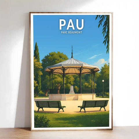 Affiche - Pau - Parc Beaumont