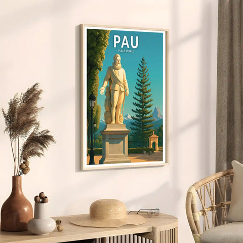 Affiche - Pau - Place Royale