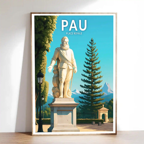 Affiche - Pau - Place Royale