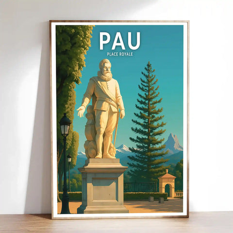 Affiche - Pau - Place Royale