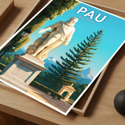 Affiche - Pau - Place Royale