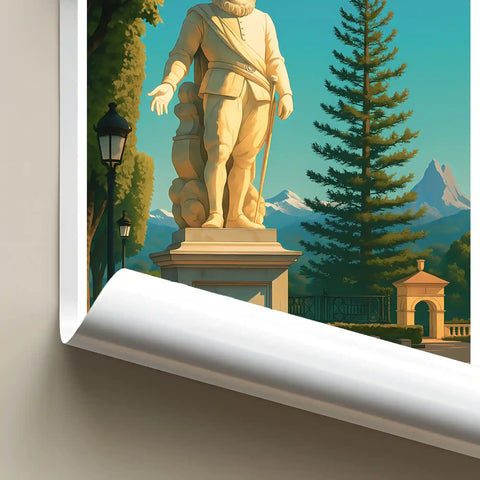 Affiche - Pau - Place Royale