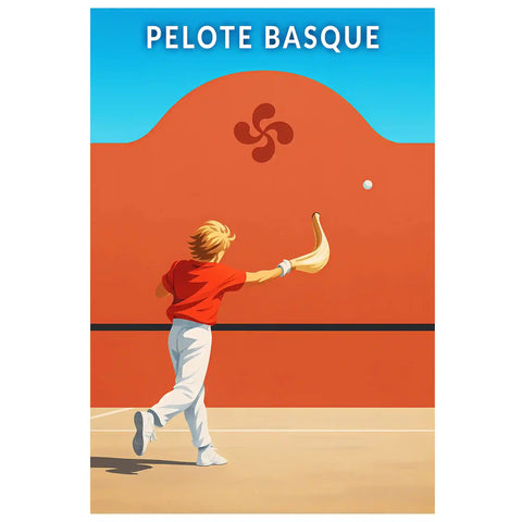 Affiche - Pelote Basque