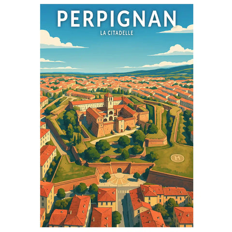Affiche - Perpignan - La Citadelle