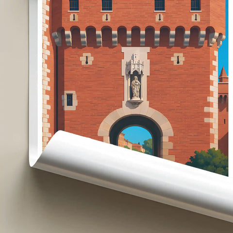 Affiche - Perpignan - Porte Notre-Dame