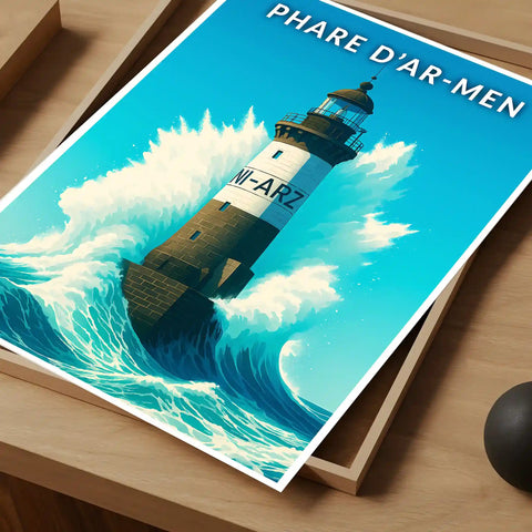 Affiche - Phare d'Ar-Men