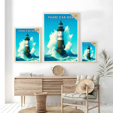 Affiche - Phare d'Ar-Men