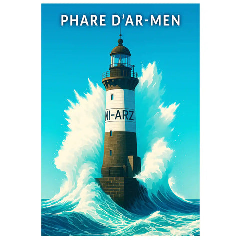 Affiche - Phare d'Ar-Men