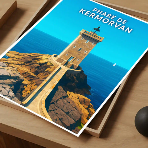 Affiche - Phare de Kermorvan